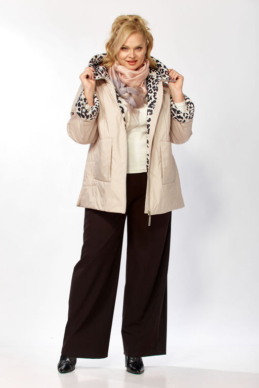 Куртка SHETTI 2215 беж  фото 4