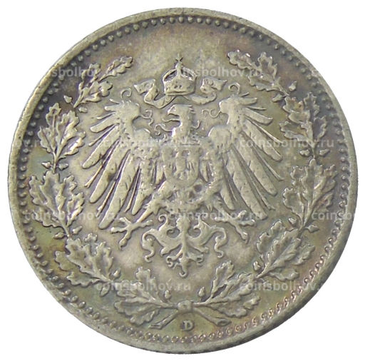 1/2 марки 1907 года D Германия
