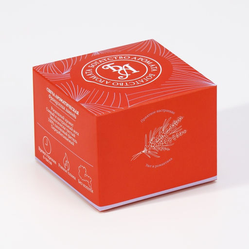 Ароматическая свеча в банке «Фрезия», из соевого воска с сухоцветом, 4.5×6 см, 80 г