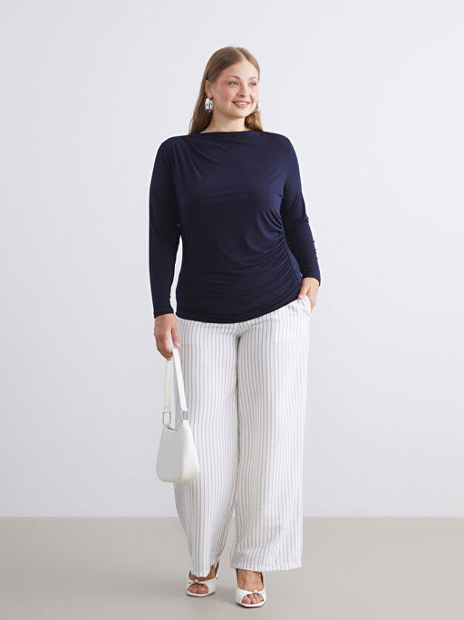 Bisiklet Yaka B?zg?l? Kad?n Body