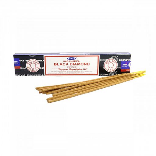 Благовония Satya M Black Diamond Чёрный Бриллиант 15gm уп-12шт
