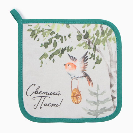 Прихватка Этель Лесная сказка 19х19 саржа,100% х/л,ватин 250г/м2  фото 2