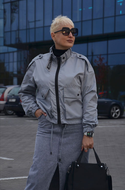 Куртка DOGGI 9005/1 серый фото 4