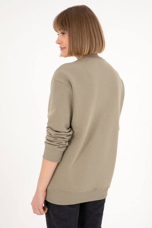 Мужской базовый свитшот светло-хаки Неожиданная скидка в корзине - U.s. polo assn фото 11