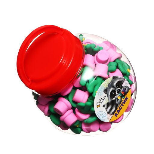 Цена за 75 шт. Ластик фигурный Кактус, МИКС - Calligrata фото 5