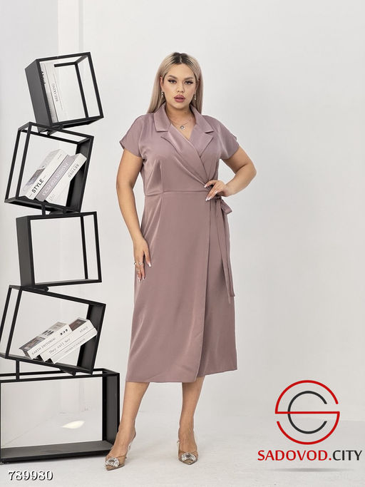 Платье на запах женское - Bruno фото 5