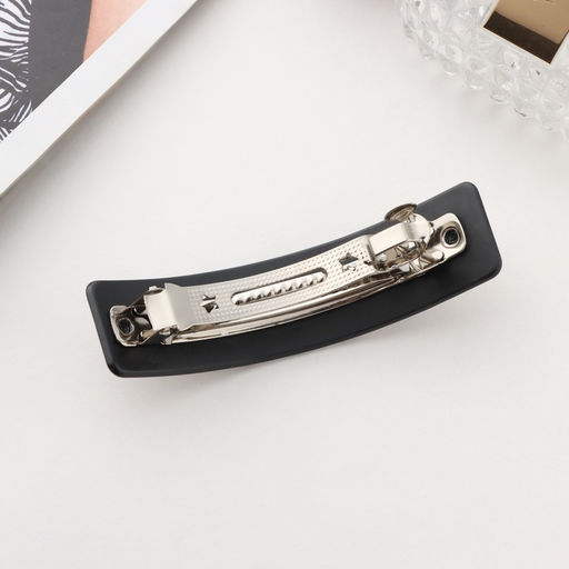 Цена за 3 шт. Заколка - автомат для волос «Чара», полосы, 9 см, МИКС