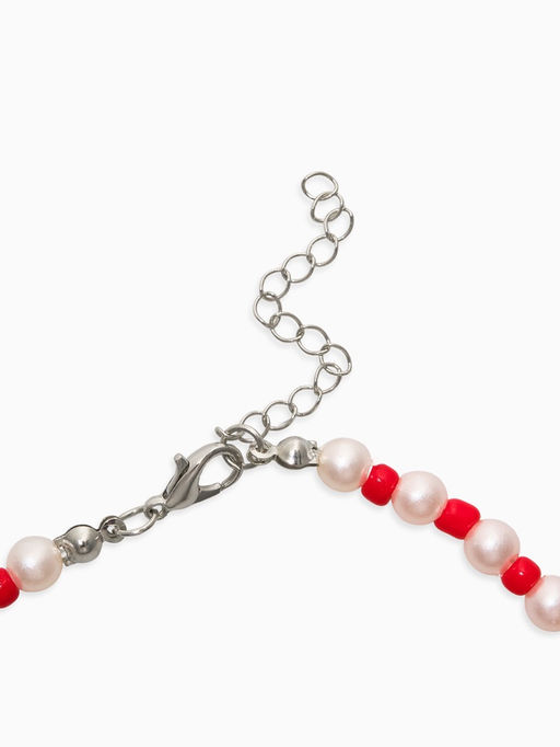 Цена за 2 шт. Бусы детские «Выбражулька. Клубники», жемчуг, 34.5 см, красно-белый