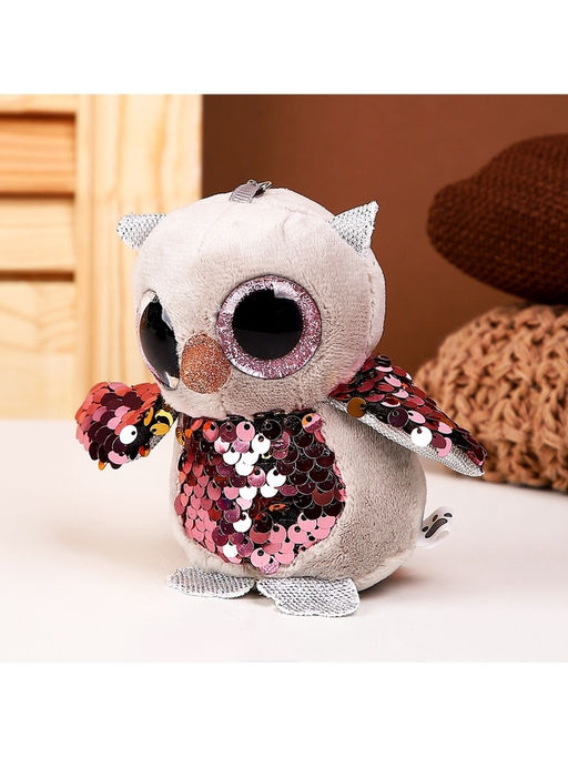 Мягкая игрушка Сова, на брелоке, 10 см, цвета МИКС - Simaland фото 11