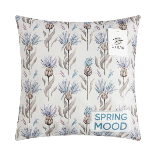 Наволочка декоративная Этель Spring mood 40х40 см, велюр, 100% п/э  фото 5