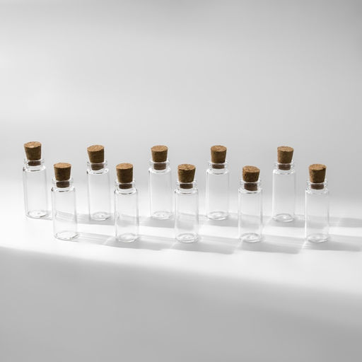 Баночки для хранения бисера, d=1.2×3 см, 10 шт.