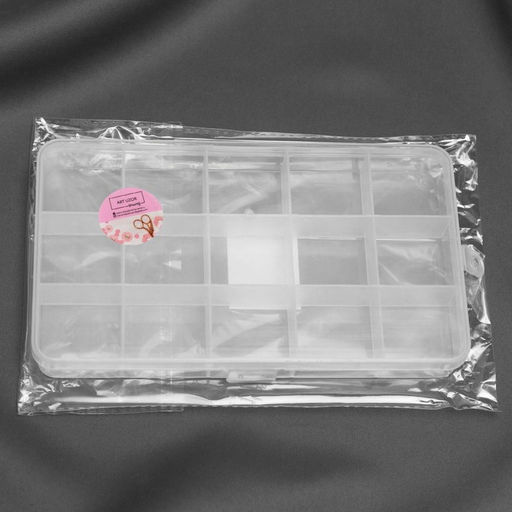 Цена за 2 шт. Органайзер для хранения мелочей, с подвесом, 15 ячеек, 17.5×10×2 см