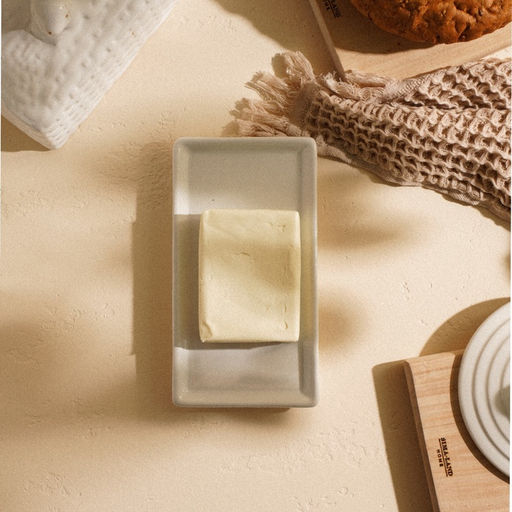 Маслёнка SL Home «Пасхальные кролики», 20.5×11×15.5 см, доломит, белая