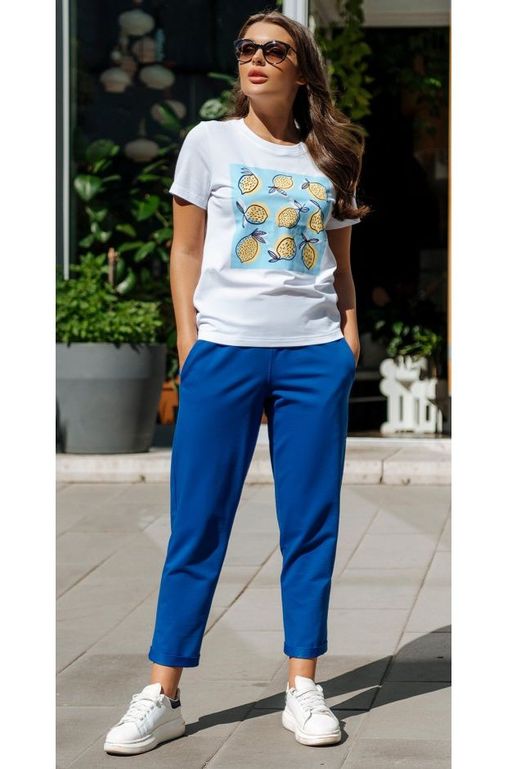 Брюки B118 василек - Argo exclusive фото 2