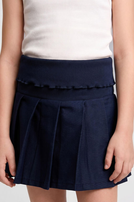 Pamuklu Gabardin Mini Etek K_z _ocuk - Defacto фото 4