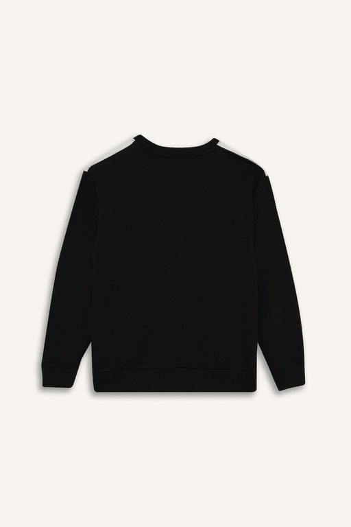 Bisiklet Yaka Bask_l_ Sweatshirt Erkek _ocuk - Defacto фото 6