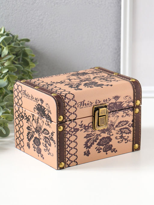 Набор шкатулок для украшений 3 шт. «Цветы и вензели»