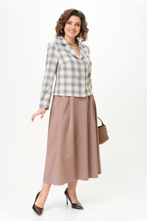 Костюм Aira Style 24-17А бежевый  фото 4