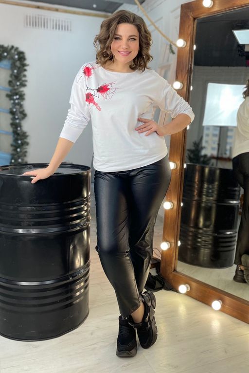 Свитшот Rumoda 2068 белый  фото 4