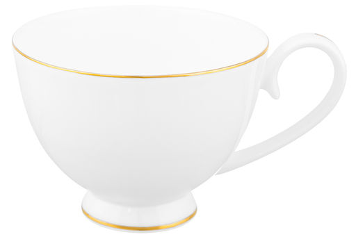Чайн. пара 2 пр. 300 мл 12,5*9,5*7 см Белая с золотом на ножке, NEW BONE CHINA - Elan gallery фото 15