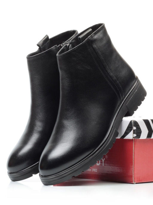 01-5235-1 BLACK Ботинки демисезонные женские - No name фото 17