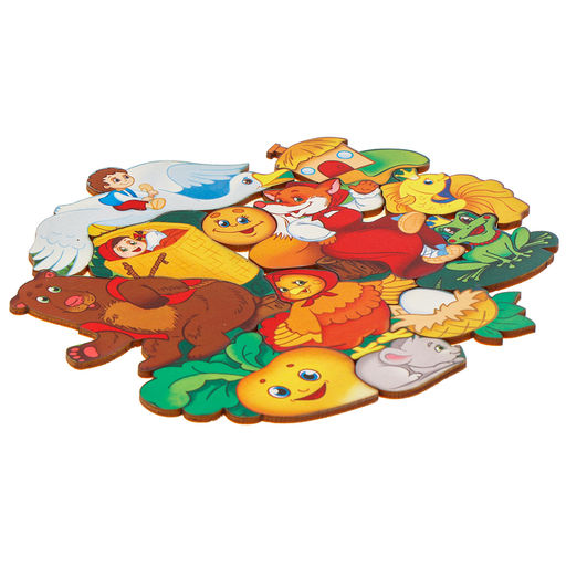 Рамка - вкладыш «Русские народные сказки», 12 деталей, 25×25 см