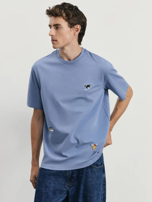 Футболка с вышивкой / Zarina