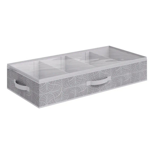 VAL LM-SM4 Кофр для хранения обуви со съёмными перегородками, 4 секции, 70*35*15 см, LINE MOON, шт - Valiant фото 2