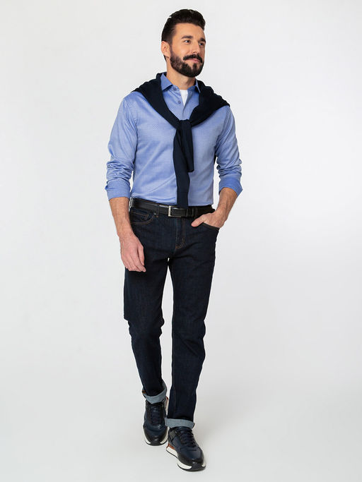 Сорочка мужская длинный рукав GREG 223/131/8715/Z/1 STRETCH_GB  фото 6