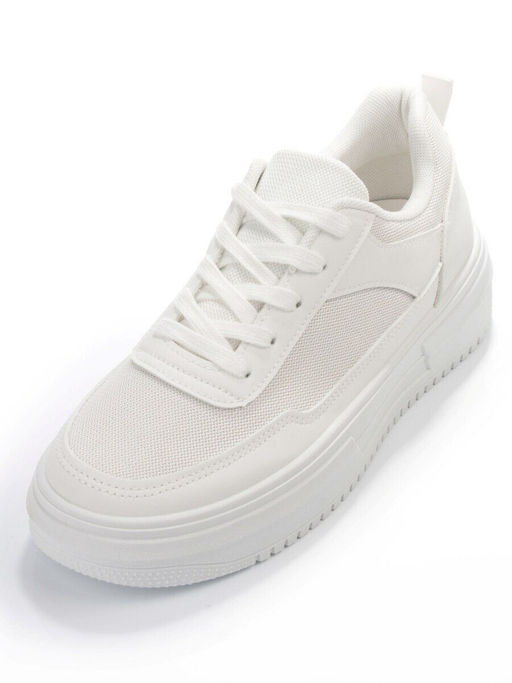 05-6180-36 WHITE Кроссовки женские (искусственные материалы) - No name фото 5