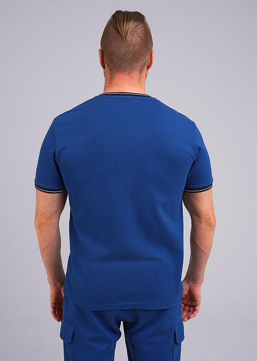 CLE Футболка муж. 542319/05зл_п синий - Clever wear фото 4