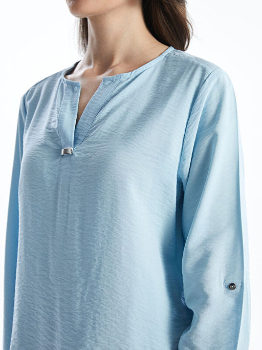 Ka??k Yaka Kad?n Bluz