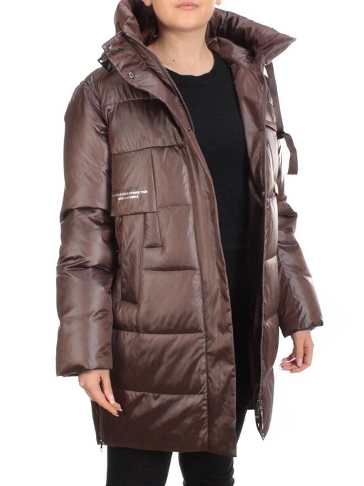 H 902 BROWN Куртка зимняя женская MARIA (200 гр. холлофайбера) - Fashion фото 8