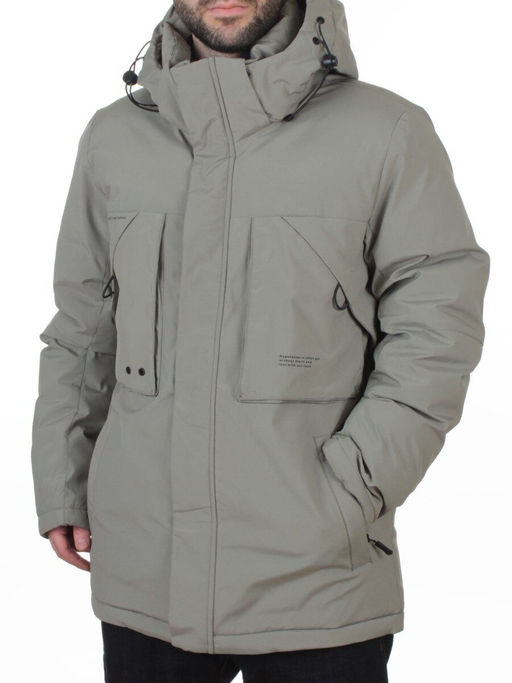 6963 OLIVE Куртка мужская зимняя (200 гр. био-пух)