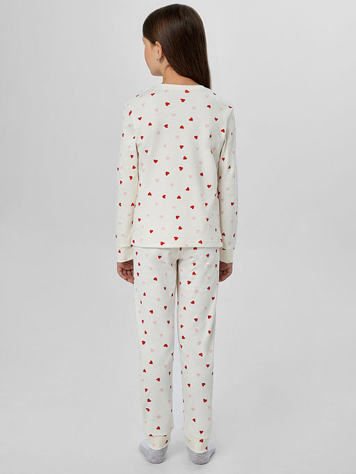 Комплект для девочек с узором сердечки - Mark formelle фото 2