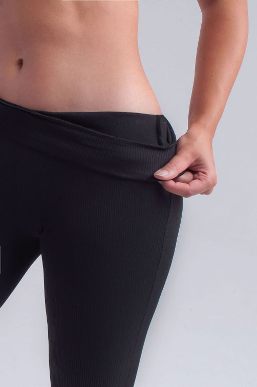 Арт. 11804/1 Лосины в рубчик с начесом 42-50 (5 шт) Цвет:черный - Калинка фото 4