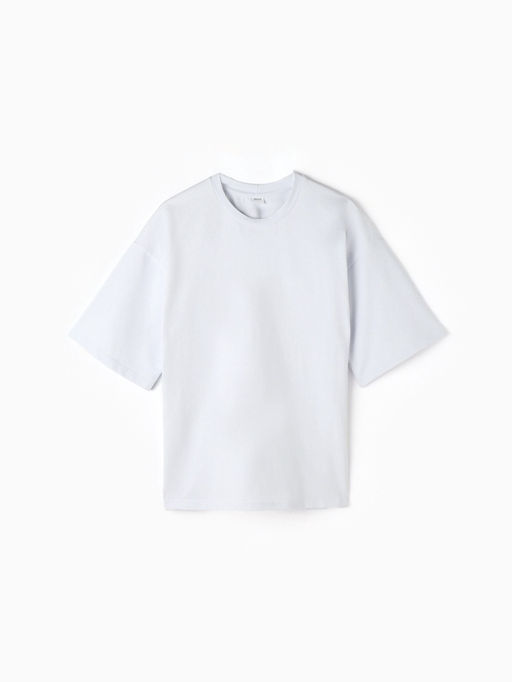 Футболка женская MINAKU: Casual Collection, белая, размер 48