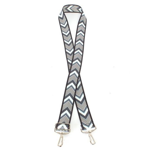 Плечевой ремень (стропа) ADEL-239/регулируемый, макс длина 150см, галочка серый/черн mpll-fbo 250563 - Adelia фото 2