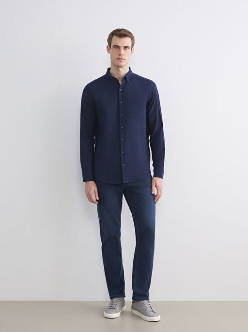 Regular Fit Uzun Kollu Erkek G?mlek