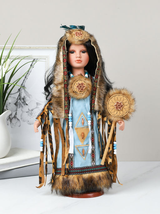 Сувенир коллекционный Индейцы 40 см / ZD1800 /уп 24/ - Галеонтрейд фото 9