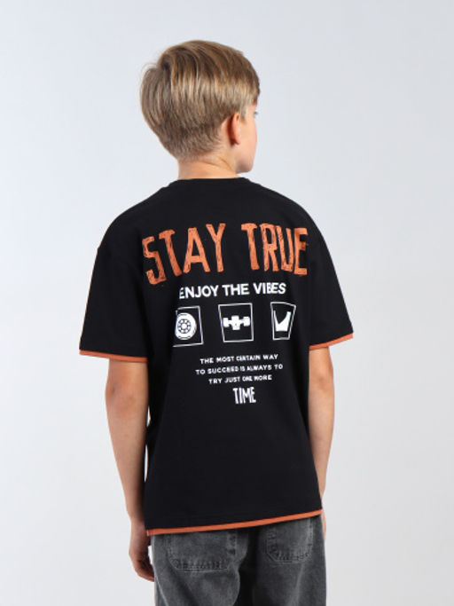 CRB wear / CWJB 63983-22-426 Футболка для мальчика,черный  фото 4