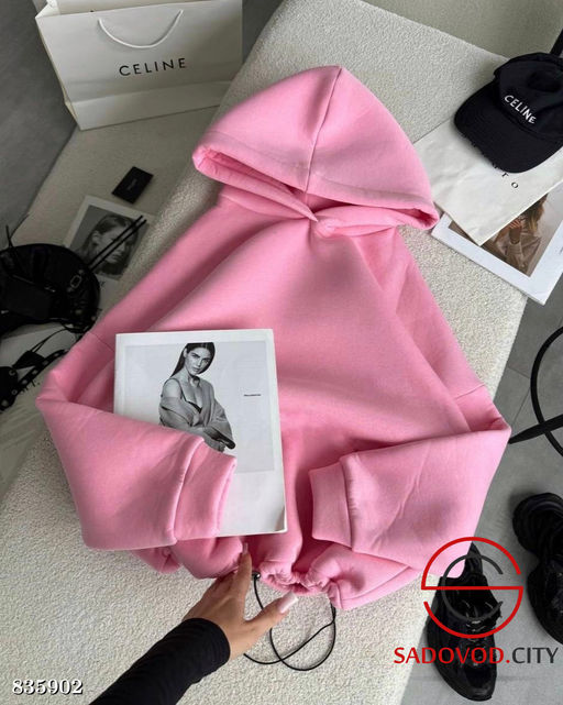 Женское худи оверсайз с капюшоном