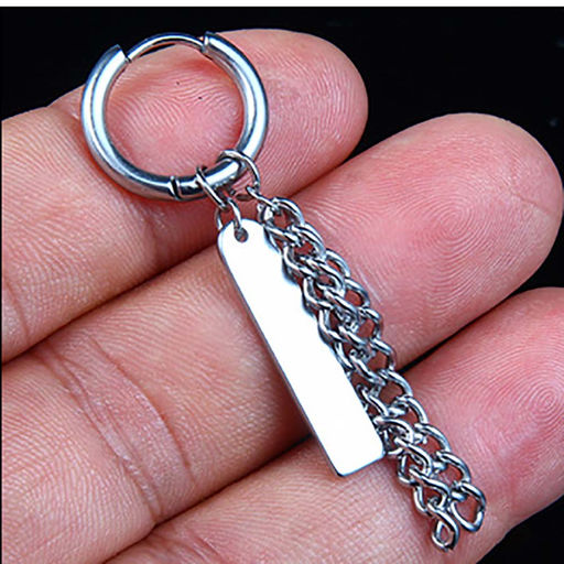 Серьги длинные/Моно серьга с замком кольцо арт. 13 2429 (id 270817) - Rada фото 2