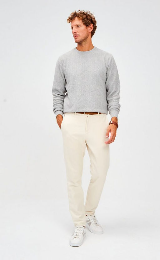 Джемпер F221-15-537 grey melange - Fine joyce фото 2