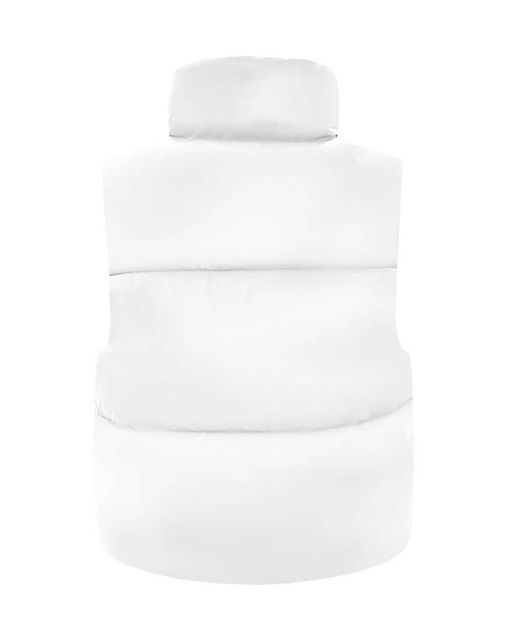 Утепленный белый жилет - Incity фото 3