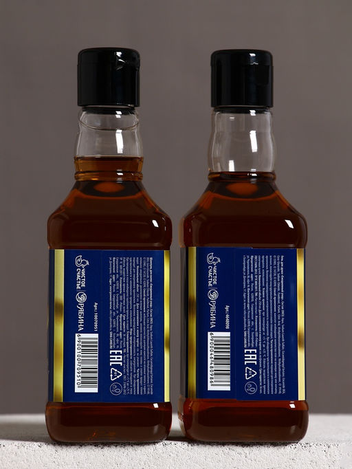 Подарочный набор Лучшему, гель для душа и шампунь для волос виски, 2?250 мл, Чистое счастье