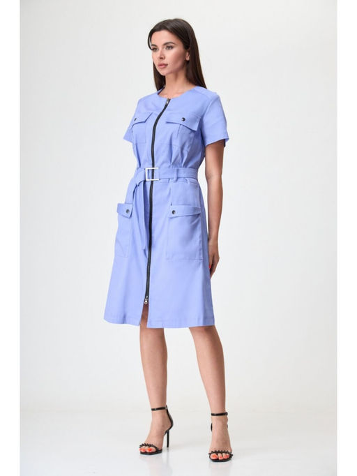 Платье ANELLI 1587 черничный йогурт  фото 4