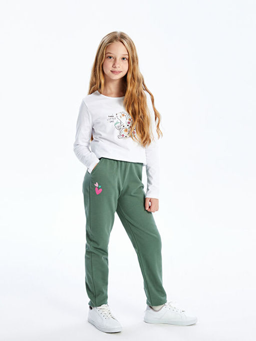 Beli Lastikli K?z ?ocuk Jogger E?ofman Alt? - Waikiki фото 4