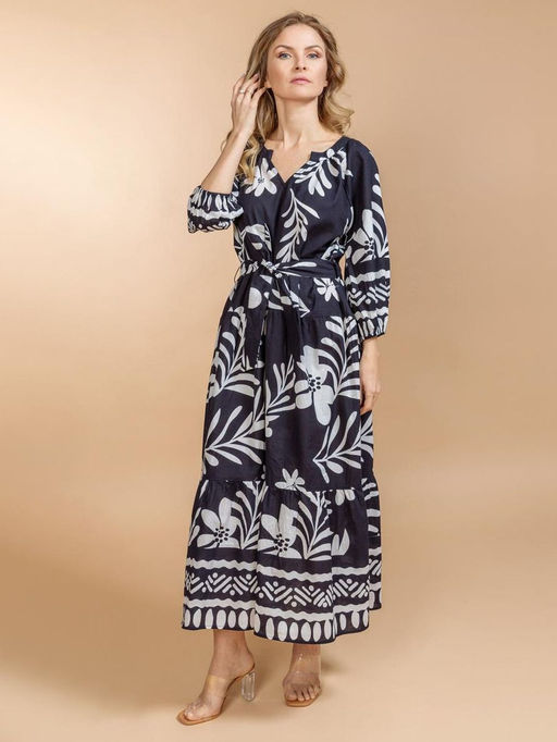 Платье (хлопок) №25-304 (Лето-2025) - Ганг фото 3