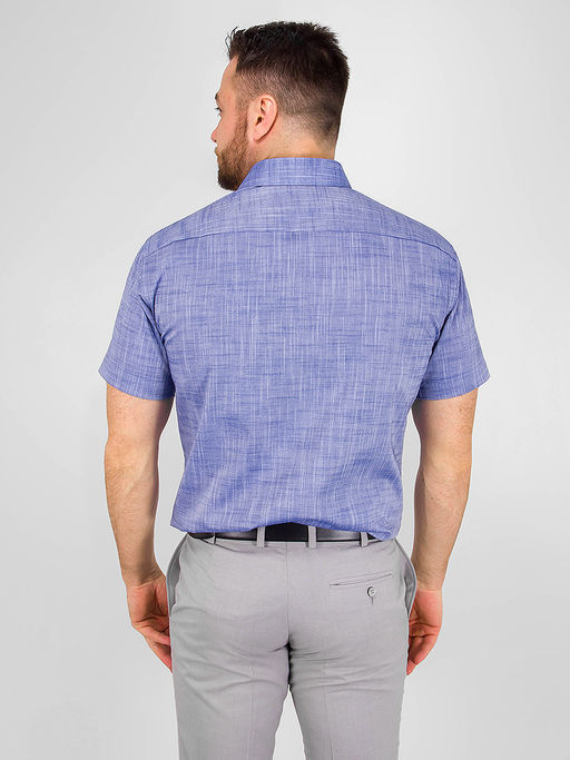 Сорочка мужская короткий рукав GREG 230/101/5585/Z/1